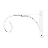 2 Stück robuste Hängepflanzenhalterung aus Eisen, Wandhalterung, Pflanzenhänger für Hängekörbe, Windspiele, Blumentopf, Laterne, hängender Pflanzgefäß, Vogelfutterspender, Innen- und Außendekoration