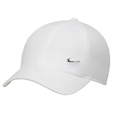 Nike Herren Df Club Baseballkappe, White/Metallic Silver, M-L EU