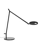 Artemide Demetra Table Movement Detector Tischleuchte + Demetra LED T Base, in der Farbe: Opaque Black, Maße: 63 x 20 x 35 cm, Durchmesser Fuß: 20 cm, 1735050A+1733050A