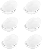 SVUPUE Saucenschälchen, Runde Dipschälchen，Dip Schüsseln Dessertschalen,für Snack Sushi Sojasauce Saucen, Gewürzen,Beilagen,Frucht und Snacks, Weiße Dippschälchen Mini Dessertschale(12 Stück)