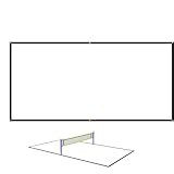 Beachvolleyballschnur - Border Line für Outdoor-Volleyballfeld, 5,1 cm sichtbarste Bordüre Set | Schnelle Installation, geeignet für den Innen- und Außenbereich, Gr