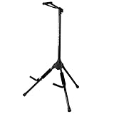 Ultimate Support GS-200+ Genesis Guitar Stand Genesis® Series Plus Gitarrenständer | Stativ mit EIN-Knopf-Arretierung, Sicherheitskopflager Yoke und Stützarmen