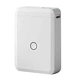 Qussedser Etikettendrucker D110 Tragbarer Bluetooth-Etikettendrucker Zur Aufbewahrung Von Barcodes, zum Versenden Von Nachrichten im Büro oder zu Hause, zum Organisieren Von Aufklebern