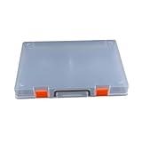 FONDOTIN Transparente Aufbewahrungsbox Für Bausteine Mit Abnehmbarem Deckel Für Spielzeugorganisation Und Einfache Identifikation Von Inhalten