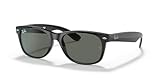 Ray-Ban Herren New Wayfarer Sonnenbrille, Schwarz, L EU