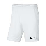 Nike Jungen Y Nk Df Park Iii Nb K Fußballshorts, Weiß/Schwarz, M EU