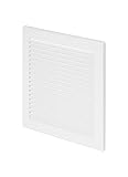 AWENTA Air Vent Grille Cover 200 x 200mm Grau Weiße