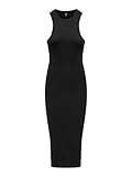 ONLY Damen Figurbetontes Bodycon-Kleid Geripptes Midi Dress...