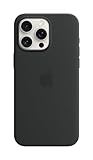 Apple iPhone 15 Pro Max Silikon Case mit MagSafe – Schwarz ​​​​​​​