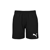 PUMA Jungen Medium Length Shorts Swim Trunks, Black, 164