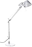 Artemide- Tolomeo Tavolo Mini Tischlampe. Hochwertige Tischleuchte aus Aluminium mit Tischfuß ø20cm. Made in Italy