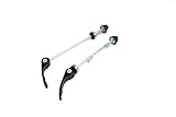 CarbonEnmy Fahrrad Schnellspanner Bicycle Quick Release, Front and Rear Quick Release, MTB Quick Release Road Bike Mountain Bike Schwarz