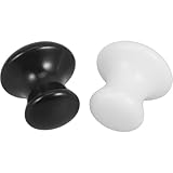 UKCOCO 2 Stück Teiliges Gua Sha Massage Set Pilzform Ergonomischer Massage Stein aus Natürlichem Jade für Gesicht Rücken Nacken und Beine zur Hautpflege und Entspannung zu Hause