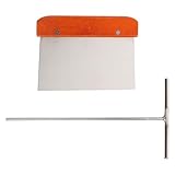 FIXOSHEE Crepe Verteiler und Pfannkuchenschaber Satz aus Edelstahl Kleines Rundes Crêpe Werkzeug für Pfannkuchen Omeletts und Crepes Praktisches Küchenzubehör für Haushalt und Gastronomie