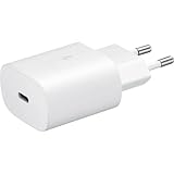 Samsung Schnellladegerät, 25 W, USB-Port Typ C (ohne Kabel),für iPhone, Weiß, Einheitsgröße