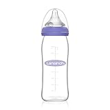 Lansinoh Glas Babyflasche mit NaturalWave Sauger Gr. M, 240...