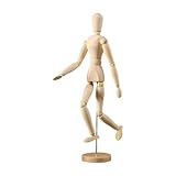 rockible Künstler-Mannequin-Modell, Flexible Körpergelenke, hölzerne Gliederpuppe zum Zeichnen, Flexible Gelenkpuppe aus Holz für Künstler als Geschenk zu, XL