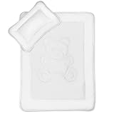 KiGATEX Baby Bettdecke und Kissen im Set - 100x135 cm...
