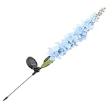 Toyvian Solar Garten LED Bodenleuchte Solarleuchte Außen Landschaftsdeko UV Beständig LED Solar Blumenleuchte für Terrasse Weg Zufällige Farbe Zufällige Farbe