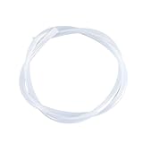 Premium-Silikonschlauch – 1 Meter Gummischlauch mit runder Spitze, 2 mm Innendurchmesser und 4 mm Außendurchmesser, hohe Robustheit(Translucent)