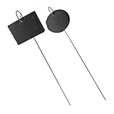 LOORGVEL 2St Pflanzenetikett Zirkularreue Baum-Etikett blumenförmige Outdoor-Label große Pflanze gartenschilder garten zubehör Gartenzubehör Gartenmarkierung Rostfreier Stahl Black