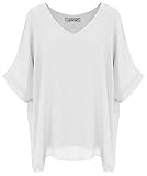 Van Der Rich ® - Bluse Locker aus Voile Chiffon...