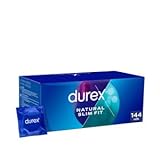 Durex - Natural Slim Fit Kondome - 144 Stück im Sparpack - transparent, aus hochwertigem Naturkautschuk, für ultimativen Schutz und Komfort