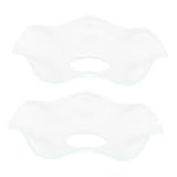 FUTUREORYY 2 Stück Transparente Glas kerzenteller Tropfenfänger für Stabkerzen Stabile Wachsschutzscheiben Dekorative Glasplatten für Hochzeit Romantisches Dinner Adventskranz Geeignet