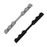 NIYANGLE 12 Stück Teiliges Silikon Maskenverlängerungsband Set Verstellbare Druck Ohrschutzriemen Waschbare und Wiederverwendbare Maskenhalterung für Sicheren Sitz bei Sport und Alltag