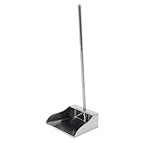 Vaguelly Kein gebogener Müllschaufel Wurf Kotpfanne Küchenreinigungsschaufel faltbar Staubpfanne Scoop Kehrschaufel aus Metall Kehrschaufel kaufen Rostfreier Stahl Silver
