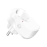 Cruxer Funksteckdose, 15A/4125W Überspannungsschutz, CE & RoHS Zertifiziert für Haushaltsgeräte, 1 Steckdose (ohne Fernbedienung)