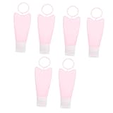 DOITOOL 3 Sätze 2 Flasche aus Kieselgel Reisespielzeug Handlotionen flüssiges Make-up bilden nachfüllbare Kosmetikbehälter Quetschröhrchen aus Silikon Lotionsflaschen Make-up-Flaschen 3d