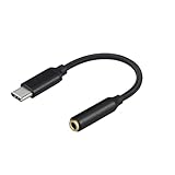 Smays USB C auf Kopfhörerbuchse 3,5 mm Adapter kompatibel mit iPhone 15, 24 Bit 96 kHz DAC, unterstützt Mikrofon Telefonanrufe Live Streaming