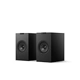 KEF Q1 Meta passiver HiFi-Regallautsprecher, Satin Black | Musik | TV & Heimkino | Gaming | 2-Wege-Bassreflex | 13 cm Uni-Q-Treiber mit MAT