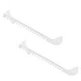 Alipis Verstellbare Tragbare Schlittschuhschutz Klingenabdeckungen Verschleißfeste Eiskunstlauf Kufen schoner Austauschbare Eisschuh Klingenprotektoren für Erwachsene