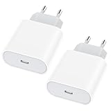 USB C Adapter 2-Packs,USB C ladegerät 30W Schnellladegerät [MFi Zertifizierung] USB C netzteil PD Adapter Type C stecker,kompatibel mit iPhone 15/15 Pro/15 Pro Max/15 Plus/14/13/12/11,etc