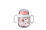 Mepal – Auslausicherer Antitropf-Trinklernbecher 2.0 – Ab 6 Monaten – Baby Trinkbecher – Spülmaschinengeeignet – BPA frei – 200ml – Flowers & Butterflies