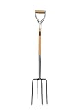 pokm toolsmarket Edelstahl Spatengabel 105 cm Forke Mistgabel Grabegabel Rodegabel EU-Produktion