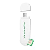 EIOTCLUB 4G LTE USB-Dongle mit WiFi 6 – Mobiler Hotspot für Laptop/PC/Tablet/Handy, 150 MBit/s, Plug & Play Internet-LTE Stick mit kostenloser SIM-Karte, Günstiges Reise-und Business-WLAN-Modem