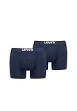 Levi's Herren Solid Basic Boxer, Navy, L