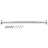 vidaXL 3X Fenster Sicherheitsstange mit Schrauben Einstellbar Fenstergitter Fenstersicherung Einbruchschutz Kellerfenster Sicherung 710-1200mm