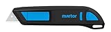 MARTOR Sicherheitsmesser Mit Klingeneinzug & Abgerundeter Klinge, SECUNORM 300, Profi Cuttermesser, Leicht, Kunststoff, Rechts- & Linkshänder, GS Geprüft, 17 mm Schnitttiefe