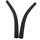 ibasenice 2 Stk Lenkerabdeckung Für Babyfahrräder Auto Handhaben Plus Kinderwagen Doppelseitiger Karabiner Lüfter Wickeltasche Einstellbar Sitz Windel Buggy-board Booster Black Schwamm