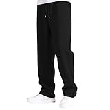 Jogginghose Herren Lang Baggy Sweatpants Herren Elastischer Bund Mit Kordelzug Hose Baumwolle Sweathose Jogger Jogginghose Sweatpants Trainingshose Freizeithose Jogging