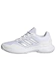 adidas Damen Gamecourt 2.0 Tennis Shoes Tennisschuhe, Silver Metallic/Cloud White, 41 1/3 EU