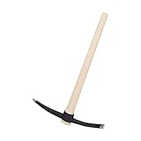Rekord Kreuzhacke 3 kg (gehärteter Stahl, ovales Auge) mit Eschen-Stiel 95cm, Spitzhacke, Gartenhacke, Doppelhacke, Kombihacke