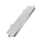 MOLUCKFU Edelstahl Prallplatte für Popcornmaschinen 40,4x11,9x4,8cm Universelle Schutz Schallwand für Gewerbliche und Private Popcorngeräte Einfache Montage und Reinigung