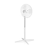 Tristar VE-5755 Standventilator – 45 W – 40 cm Ø – 115 cm Höhenverstellbarer – 3 Geschwindigkeitsstufen – Oszillierend 85°