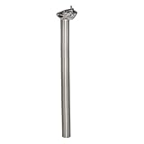 TIBROMTACK Titan-Sattelstütze, 27,2 mm, für Rennrad, Luft- und Raumfahrt-Legierung, 20 mm Offset, 245 g, ultraleichte, hochfeste Fahrradsattelstütze