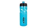 KTM Fahrrad Flasche Blau, Trinkflasche Bottle Team 700ml mit schwarzem Logo, auslaufsicher, BPA-frei